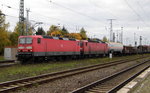 Am 29.10.2016 kamen die 143 860-5 und die 143 917-3 von der DB Cargo aus Richtung Braunschweig nach Stendal und fuhr weiter in Richtung Berlin .