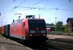 Am 9.06.2014 kam 145 064-2 mit von der DB aus Richtung Salzwedel nach Stendal und fuhr weiter in Richtung Magdeburg.