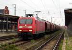 Am 30.07.2014 kam die 145 058-4 von der Railion aus Richtung Magdeburg nach Stendal und fuhr weiter in Richtung Wittenberge.
