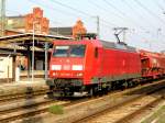 Am 15.09.2014 kam die 145 020-4 von der DB aus Richtung Magdeburg nach Stendal und fuhr weiter in Richtung Wittenberger.