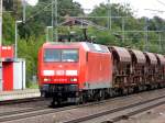 Am 24.09.2014 kam die 145 038-6 von der DB aus Richtung Magdeburg nach Niederndodeleben und fuhr weiter in Richtung Braunschweig .