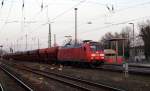 Am 19.03.2015 kam die 145 076-6 von der DB aus Richtung Magdeburg nach Stendal und fuhr weiter in Richtung Wittenberge .