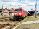 Am 10.05.2015 kam die 145 059-2 von der DB aus Richtung Magdeburg nach Stendal und fuhr weiter in Richtung Wittenberge .