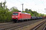 Am 13.05.2015 kam die   145 059-2 von der DB aus Richtung Magdeburg nach Niederndodeleben und fuhr weiter in Richtung Braunschweig .