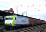 Am 13.06.2014 kam die 145 094-9 von  CAPTRAIN aus Richtung Magdeburg nach Stendal und fuhr weiter in Richtung Salzwedel.