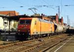 Am 19.10.2014 kam die 145-CL001 von ArcelorMittal aus Richtung Berlin nach Stendal und fuhr weiter in Richtung Hannover .