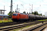 Am 17.07.2016 kam die 145-CL001 von ArcelorMittal aus Richtung  Hannover nach Stendal und fuhr weiter in Richtung Magdeburg .