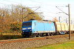 Am 12.11.2020 kam die 145 030-7 von der PRESS aus Richtung Stendal  und fuhr nach Borstel .
