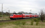 Am 14.04.2016 kam die 146 020 von der DB aus Richtung Stendal und fuhr weiter in Richtung Salzwedel .