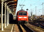 Am 29.11 .2016 war die 146 030 von der DB Regio in Stendal .