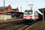 Am 04.03.2017 kam die 146 552-5 von DB Fernverkehr aus Richtung Braunschweig nach Stendal und fuhr weiter in Richtung Magdeburg .