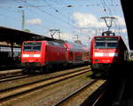 -br-6-146-db/553058/am-27042017-standen-die-146-014 Am 27.04.2017 standen die 146 014 und die 146 022 von der DB Regio   in Stendal .