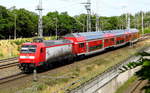 Am 19.06.2017 kam die 146 008 von der DB Regio aus Richtung Stendal und fuhr nach Uelzen .