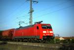Am  1.06.2014 kam die  152 096-4 von der DB aus Richtung Stendal und fuhr nach Salzwedel .