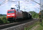 Am 4.06.2014 kam die 152 045-1 von der DB aus der Richtung Helmstedt und fuhr nach Wefensleben .