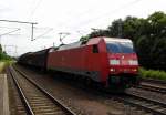 Am 2.07.2014 kam die 152 095-6 von der DB aus Richtung Magdeburg nach Niederndodeleben und fuhr weiter in Richtung Braunschweig .