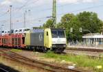 Am 15.07.2014 kam die 152 196-2 von der ITL aus Richtung Berlin nach Stendal und fuhr weiter in Richtung Hannover .