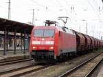Am 7.10.2014 kam die 152 012-1 von der DB aus Richtung Magdeburg nach Stendal und fuhr weiter in Richtung Wittenberger.
