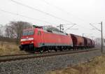 Am 17.02.2015 kam die 152 131-9 von der DB aus Richtung Stendal und fuhr nach Wittenberge .