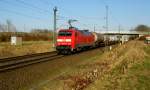 Am 18.03.2015 kam die 152 013-9 von der DB aus Richtung Stendal und fuhr weiter in Richtung Hannover .