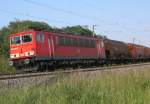 Am 4.06.2014 kam die 155 060-7 von der DB aus Richtung Stendal und fuhr nach Wittenberge.