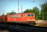 Am 6.06.2014 kam die 155 132-4 von der Railion aus Richtung Magdeburg nach Stendal und fuhr weiter in Richtung Wittenberge.