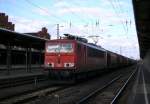 Am 13.06.2014 kam die 155 158-9 von der DB aus Richtung Magdeburg nach Stendal und fuhr weiter in Richtung Wittenberge.