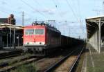 Am 23.06.2014 kam  155 179-5  von der MEG aus Richtung Magdeburg nach Stendal und fuhr weiter in Richtung Wittenberge.