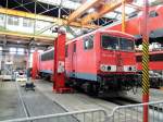 Am 30.08.2014 stand die 155 059-9 von der DB im Werk Dessau .