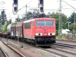 Am 24.09.2014 kam die 155  111-8 von der DB aus Richtung Braunschweig nach Niederndodeleben und fuhr weiter in Richtung Magdeburg .