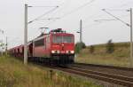 Am 13.10.2014 kam die 155 192-8  von der Railion aus Richtung Magdeburg und fuhr weiter in Richtung Stendal .