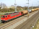 Am 23.03.2015 kam die 155 013-6 von der DB aus Richtung Stendal und fuhr weiter in Richtung Wittenberge .