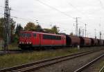 Am 21.10.2015 kam  die 155 239-7   von   DB Schenker aus Richtung Wittenberge nach Stendal und fuhr weiter in Richtung Magdeburg.