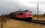 Am 22.03.2016 kam die 155 108-4 von DB Schenker aus der Richtung Magdeburg nach Demker und fuhr weiter in Richtung Stendal .