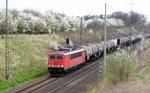 Am 05.04.2016 kam die 155 099-5 von  DB Schenker aus Richtung Magdeburg und fuhr nach Stendal .