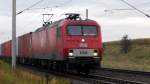 Am 13.10.2014 kam die 156 003 (MEG 803) aus Richtung Magdeburg und fuhr weiter in Richtung Stendal .