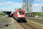 Am 04.05.2015 kam die 182 001 von der DB aus Richtung Magdeburg nach Genthin und fuhr weiter nach Eisenhüttenstadt .