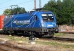 Am 6.06.2014 kam die 182 912-6 von der MWB aus Richtung Magdeburg nach Stendal und fuhr weiter in Richtung Salzwedel.