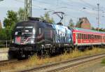 Am 10.08.2014 kam 182 509 (ES 64 U2-009)von der MRCE aus Richtung Berlin nach Stendal und fuhr weiter in Richtung Salzwedel nach Hamburg.