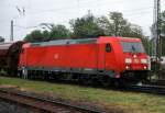 Am 28.05.2014 kam die 185 346-4 aus der  Richtung Magdeburg nach Stendal und fuhr weiter in Richtung Wittenberge.