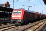 Am 30.05.2014 kam die 185 309-2 von der Railion DB aus Richtung Magdeburg nach Stendal und fuhr weiter in Richtung Wittenberge.