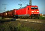 Am 31.05.2014 kam die 185 372-0 von der DB aus Richtung Stendal und fuhr nach Salzwedel .