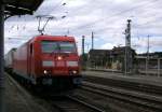 Am 22.06.2014 kam 185 207-8 von der  DB   aus Richtung Wittenberge nach Stendal und fuhr weiter in Richtung Magdeburg.