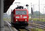 Am 9.07.2014 kam die 185 148-4 von der DB aus Richtung Wittenberge nach Stendal und fuhr weiter in Richtung Hannover.
