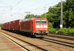 Am 17.07.2014 kam die 185 078-3 von der DB aus Richtung Magdeburg nach Niederndodeleben und fuhr weiter in Richtung Braunschweig .