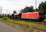 Am 17.07.2014 kam die 185 071-6 von der DB aus Richtung Braunschweig nach Niederndodeleben und fuhr weiter in Richtung Magdeburg .