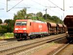 Am 22.08.2014 kam die   185 295-3 von der Railion aus Richtung Magdeburg nach Niederndodeleben und fuhr weiter in Richtung Braunschweig .