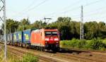 Am 28.08.2014 kam die 185 042-9 von der DB aus Richtung Wittenberger  und fuhr weiter in Richtung Stendal .