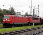 Am 14.09.2014 kam die 185 193-0 von der DB aus Richtung Hannover nach Stendal und fuhr weiter in Richtung Magdeburg .