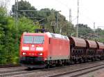 Am 24.09.2014 kam die 185 156-7 von der DB aus Richtung Magdeburg nach Niederndodeleben und fuhr weiter in Richtung Braunschweig .